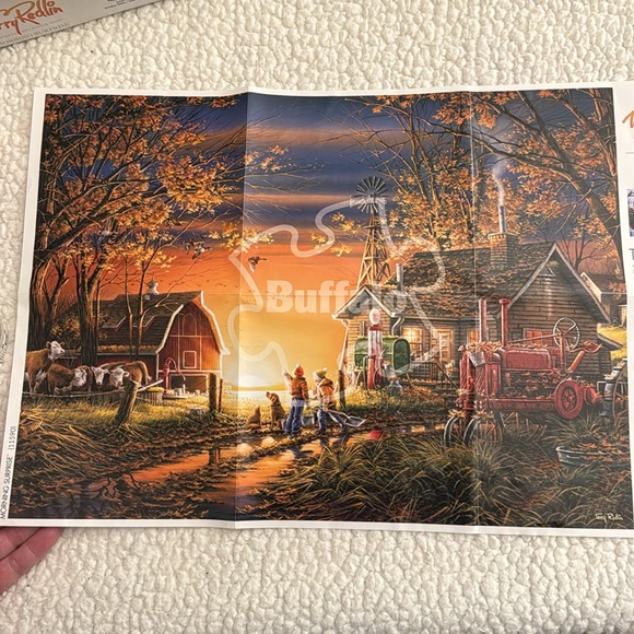Terry Redlin Buffalo Games Puzzle - Morning Surprise - 1000 pieces - Picture 4 of 5